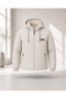 Men's Coat Winter Coat Hooded Fur Inside Warm Jacket Daily Coat Casual. - 2