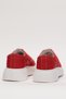 Comfortable Fit Thick Sole Women's Sneaker Shoes Red - 7