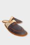 Unisex Plush Inside Non-Slip Sole Bohça House Slippers Smoked - 2