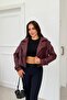 Women's Padded Premium Leather Jacket