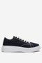 Comfortable Fit Thick Sole Women's Sneaker Shoes Dark Blue