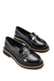Vela Diva Women's Loafer 0012510 Black Wrinkled Patent Leather - 3