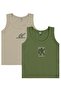 Robot 2-12 Years Old Boy 2-Piece Athlete Set