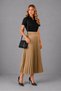 Standard Skirt with Pleats and Elastic Waist