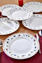 Set of 6 25.5 cm Meadow Porcelain Serving Plates Ckr4247 - 7