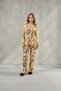 Women's Shirted Satin Long Sleeve Pajama Set Verbena & Premium Satin Home Wear, Gift, Shirt Collared - 5