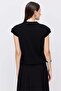 Women's Polo Collar Short Sleeve Knitwear - 4