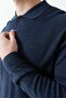 Men's Polo Neck Patterned Knitwear Sweater - 8