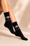 Women's Stone Detailed Bamboo Half-Toe Colorful Seamless Socks 6-Pack - 3