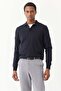 Men's Polo Neck Knitwear Sweater - 2
