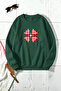 Unisex Yoncakalp Printed Crew Neck Sweatshirt