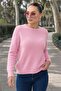 Women's Crew Neck Bearded Knitwear Knitted Sweater 265012 -