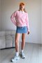 Crew Neck Drop Shoulder Soft Textured Loose Fit Long Sleeve Basic Knitwear Sweater Aw26Kz00029