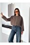 Drawstring Bomber Women's Cashmere Jacket - 7