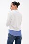 Women's Shirt Collar Look Zippered Sweatshirt 265129 - - 5