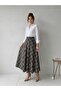 Women's Bellows-Cut Plaid Skirt - 2