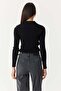 Women's Polo Neck Knitwear Sweater - 5