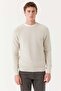 Men's Crew Neck Ribbed Knitwear Sweater - 3