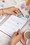 Magnetic book page marker set of 4 - van gogh series - 5
