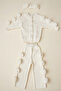 Pompom Detailed Cardigan, Trousers and Headband Knitwear 3-Piece Set - 6