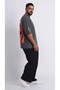 Saudi Arabia Themed Arabian Portrait Large Back Print Graphic T-Shirt - 3