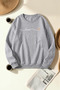 Unisex Infinite Love Printed Crew Neck Sweatshirt