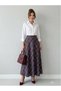 Women's Bellows-Cut Plaid Skirt - 4