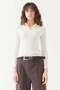 Women's Polo Neck Knitwear Sweater - 3