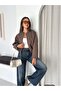Drawstring Bomber Women's Cashmere Jacket