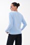 Women's Crew Neck Bearded Knitwear Knitted Sweater 265012 - - 5