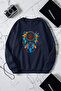 Unisex Dreamcatcher Printed Crew Neck Sweatshirt