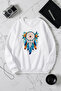 Unisex Dreamcatcher Printed Crew Neck Sweatshirt
