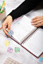 Magnetic Book Marker Set of 4 - Flower Series - 2