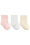 Circled Basic Towel 6-3 Piece Baby Girl Socks Set