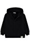 Basic Hooded Cardigan for 6-9 Years - Black - 3