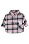 Rabbit Embroidered Lumberjack Shirt for 6-18 Months - Ecru
