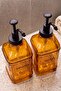 Amber Square Set of 2 Liquid Soap Dispensers 500 ml - 5