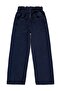 Embroidered 6-9 Years Old Pants Jeans - Navy Blue - 2