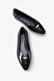 Calyare Women's Ballet Flats - Black Rustic - 3