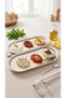 Kaya Porcelain 2-Piece Kayık Presentation Plate - 4