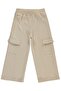 Cargo Pocketed Sweatpants for 6-9 Years Old - Beige