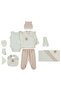 Baby Bear Bodysuit Sets - Ecru
