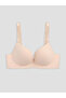 Alita City Half Padded Flat T-Shirt Bra Without Underwire with Difference in Thickness