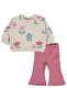 Floral Print 6-18 Months Set - Beige - 4