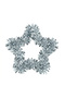 Christmas Ornament Ribbon Star Silver 44 cm - 2