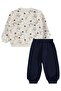 Heart Rabbit Empirme 6-18 Months Set - Ecru - 3
