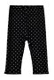 Polka Dot Print 6-18 Months Leggings - Black
