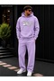 Men's Legend since 1975 Printed Tracksuit Set / Hooded Sweatshirt and Straight-Leg Bottoms