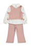 Floral Patterned Set for 2-5 Years - Pink