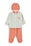 Love Baby Bodysuit Sets - Orange - 2